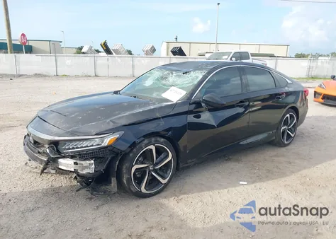 2022 Honda Accord Sport из США, поврежденный, VIN 1HGCV1F35NA106873